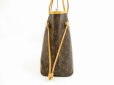 Photo3: LOUIS VUITTON Monogram Leather Brown Tote&Shoppers Bag Neverfull MM #4593