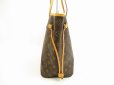 Photo4: LOUIS VUITTON Monogram Leather Brown Tote&Shoppers Bag Neverfull MM #4593