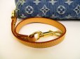 Photo7: LOUIS VUITTON Monogram Denim Blue Shoulder Bag Pouch Mini Pleaty #4599