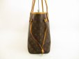 Photo3: LOUIS VUITTON Monogram Leather Brown Tote&Shoppers Bag Neverfull MM #4604