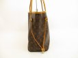 Photo4: LOUIS VUITTON Monogram Leather Brown Tote&Shoppers Bag Neverfull MM #4604