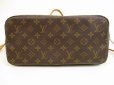 Photo5: LOUIS VUITTON Monogram Leather Brown Tote&Shoppers Bag Neverfull MM #4604