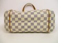 Photo5: LOUIS VUITTON Azur Leather White Tote&Shoppers Bag Totally PM #4611