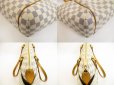 Photo6: LOUIS VUITTON Azur Leather White Tote&Shoppers Bag Totally PM #4611