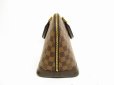 Photo3: LOUIS VUITTON Damier Leather Brown Hand Bag Purse Alma PM #4616