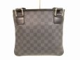 Photo2: LOUIS VUITTON Damier Graphite Leather Cross-body Bag Thomas #4617 (2)