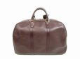 Photo2: LOUIS VUITTON Taiga Leather Bordeaux Duffl Bag Kendal PM Bandouliere #4619 (2)