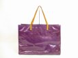 Photo1: LOUIS VUITTON Vernis Purple Patent Leather Hand Bag Purse Reade GM #4622 (1)