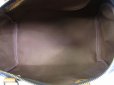 Photo8: LOUIS VUITTON Monogram Leather Brown Hand Bag Purse Speedy35 #4628