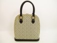 Photo2: LOUIS VUITTON Monogram Mini Canvas Brown Hand Bag Purse Alma Haut #4632 (2)