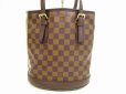 Photo2: LOUIS VUITTON Damier Leather Brown Tote&Shoppers Marais w/Pouch #4638 (2)