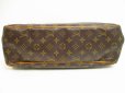 Photo5: LOUIS VUITTON Monogram Leather Brown Tote Bag Batignolles Horizontal #4639