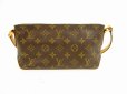 Photo2: LOUIS VUITTON Monogram Leather Brown Cross-body Bag Purse Trotteur #4657 (2)