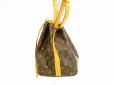 Photo4: LOUIS VUITTON Monogram Leather Brown Shoulder Bag Purse Petite Noe #4676