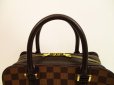 Photo11: LOUIS VUITTON Damier Leather Brown Hand Bag Purse Triana #4686