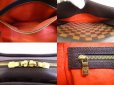 Photo9: LOUIS VUITTON Damier Leather Brown Hand Bag Purse Triana #4686