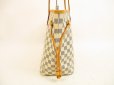 Photo4: LOUIS VUITTON Azur Leather White Tote&Shoppers Bag Neverfull MM #4694