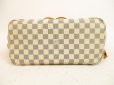 Photo5: LOUIS VUITTON Azur Leather White Tote&Shoppers Bag Neverfull MM #4694