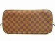 Photo5: LOUIS VUITTON Damier Leather Brown Tote&Shoppers Neverfull MM #4733