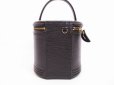 Photo2: LOUIS VUITTON Epi Leather Black Hand Bag Cosmetic Bag Cannes #4740 (2)