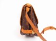 Photo3: LOUIS VUITTON Monogram Leather Brown Cross-body Bag Saumur MM 30 #4760