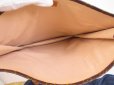 Photo8: LOUIS VUITTON Monogram Leather Brown Hand Bag Tote Bag Sac Plat #4765