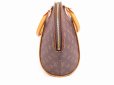 Photo3: LOUIS VUITTON Monogram Leather Brown Hand Bag Purse Ellipse MM #4772