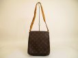 Photo1: LOUIS VUITTON Monogram Leatger Brown Shoulder Bag Musette Salsa Short #4785 (1)