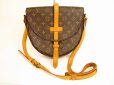 Photo1: LOUIS VUITTON Monogram Leather Brown Cross-body Bag Chantilly GM #4796 (1)