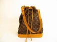 Photo1: LOUIS VUITTON Monogram Leather Brown Shoulder Bag Purse Noe #4797 (1)