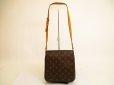 Photo1: LOUIS VUITTON Monogram Leatger Brown Shoulder Bag Musette Salsa Short #4798 (1)