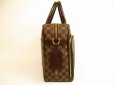 Photo3: LOUIS VUITTON Damier Leather Brown Business Case Hand Bag Purse Icare #4799