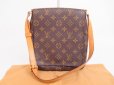 Photo1: LOUIS VUITTON Monogram Leatger Brown Shoulder Bag Musette Salsa Short #4803 (1)