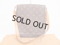 LOUIS VUITTON Monogram Leatger Brown Shoulder Bag Musette Salsa Short #4803