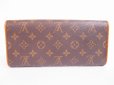 Photo2: LOUIS VUITTON Monogram Leather Brown Fanny Packs Pochette Twin GM #4812 (2)