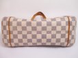 Photo5: LOUIS VUITTON Azur Leather White Tote&Shoppers Bag Totally PM #4814