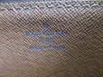 Photo10: LOUIS VUITTON Special Order Monogram Leather Brown Clutch Bag Purse Trapeze #4821