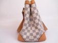 Photo3: LOUIS VUITTON Azur Leather White Tote Bag Purse Hampstead MM #4826