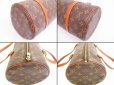 Photo6: LOUIS VUITTON Monogram Leather Brown Hand Bag Papillon 30 w/Pouch #3836