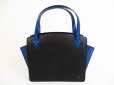 Photo1: LOUIS VUITTON Epi Leather Black & Blue Hand Bag Purse Varenne #4865 (1)