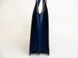 Photo4: LOUIS VUITTON Epi Leather Black & Blue Hand Bag Purse Varenne #4865