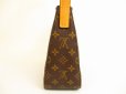 Photo3: LOUIS VUITTON Monogram Leather Brown Shoulder Bag Looping MM #4866