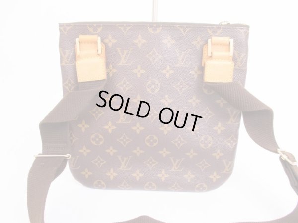 Photo2: LOUIS VUITTON Monogram Leather Brown Cross-body Bag Pohette Bosphore #4880