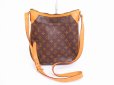 Photo1: LOUIS VUITTON Monogram Leather Brown Messenger&Crossbody Bag Odeon PM #4883 (1)