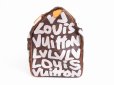 Photo3: LOUIS VUITTON Monogram Leather Graffiti White Boston Bag Keepall 50 #4885