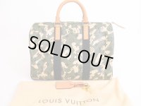 LOUIS VUITTON Monogram Camouflage Limited Hand Bag Speedy35 Rare #4889