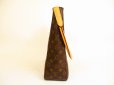 Photo3: LOUIS VUITTON Monogram Leather Brown Shoulder Bag Purse Looping GM #4896