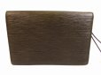 Photo2: LOUIS VUITTON Epi Leather Blacks Clutch Bag Sellier Dragonne #4898 (2)