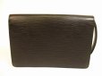 Photo2: LOUIS VUITTON Epi Leather Blacks Clutch Bag Sellier Dragonne #4899 (2)