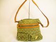 Photo1: LOUIS VUITTON Monogram Denim Khaki Shoulder Bag Baggy GM #4900 (1)